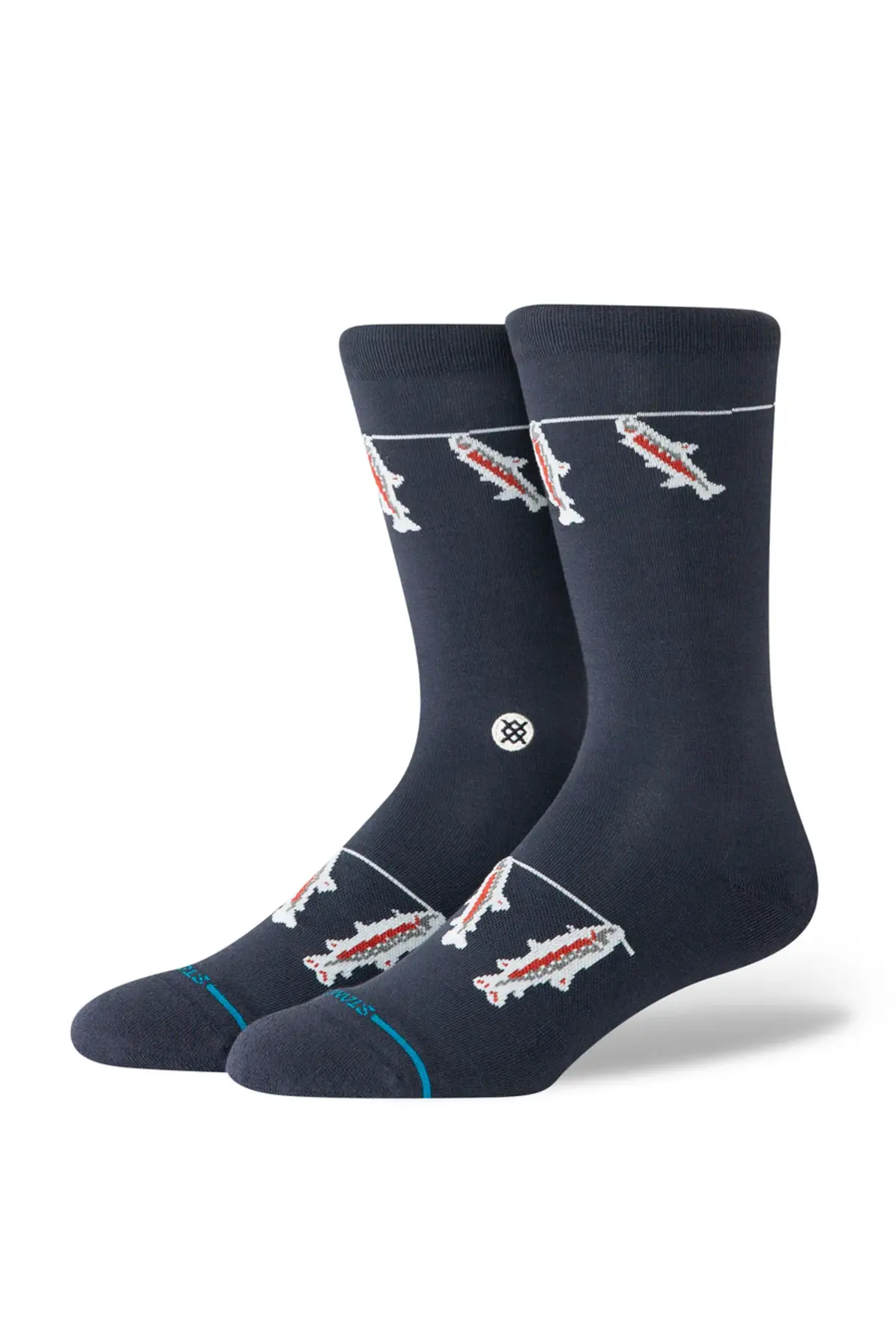 Stance MEN'S GONE FISHIN CREW SOCKS