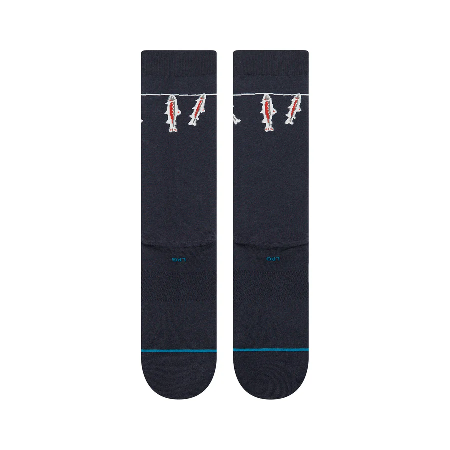 Stance MEN'S GONE FISHIN CREW SOCKS