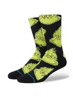 Stance HOMMES FTPA THE GRINCH X STANCE MEAN ONECREW SOCKS BLACK
