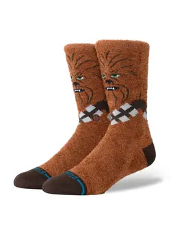 Stance MEN'S BRPA STAR WARS X STANCE CHEWIE CREW SOCKS BROWN