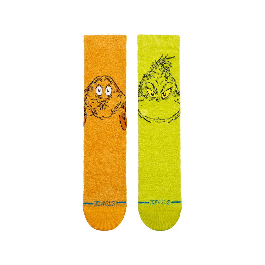 Stance MEN'S FTPA THE GRINCH X STANCE GRINCH AND MAX CREW SOCKS