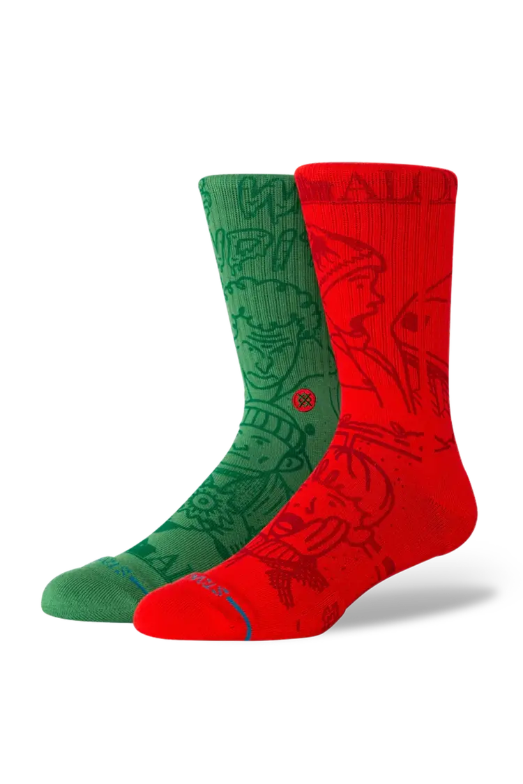 Stance MEN'S FTPA HOME ALONE X STANCE HOME ALONE CREW SOCKS