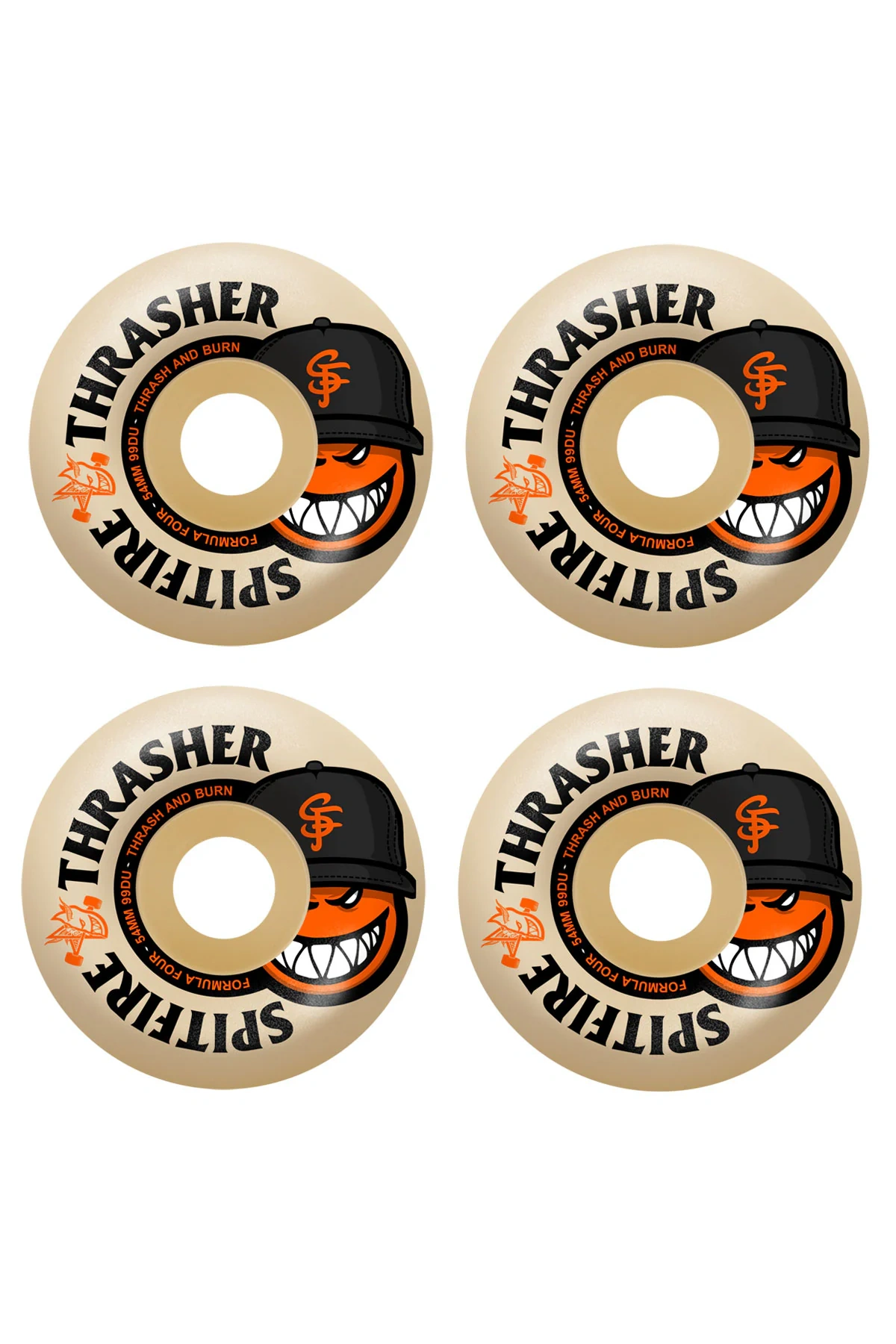 Spitfire THRASHER THE CITY F4 99A RADIAL FULL NATURAL 54MM
