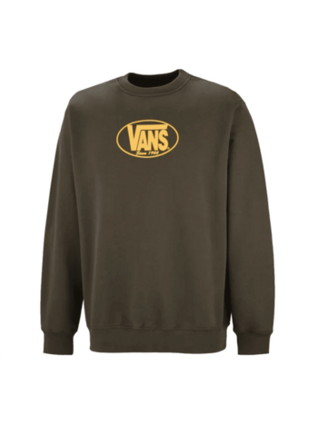 Vans HOMMES CLASSIC OVAL CREWNECK COAL BROWN