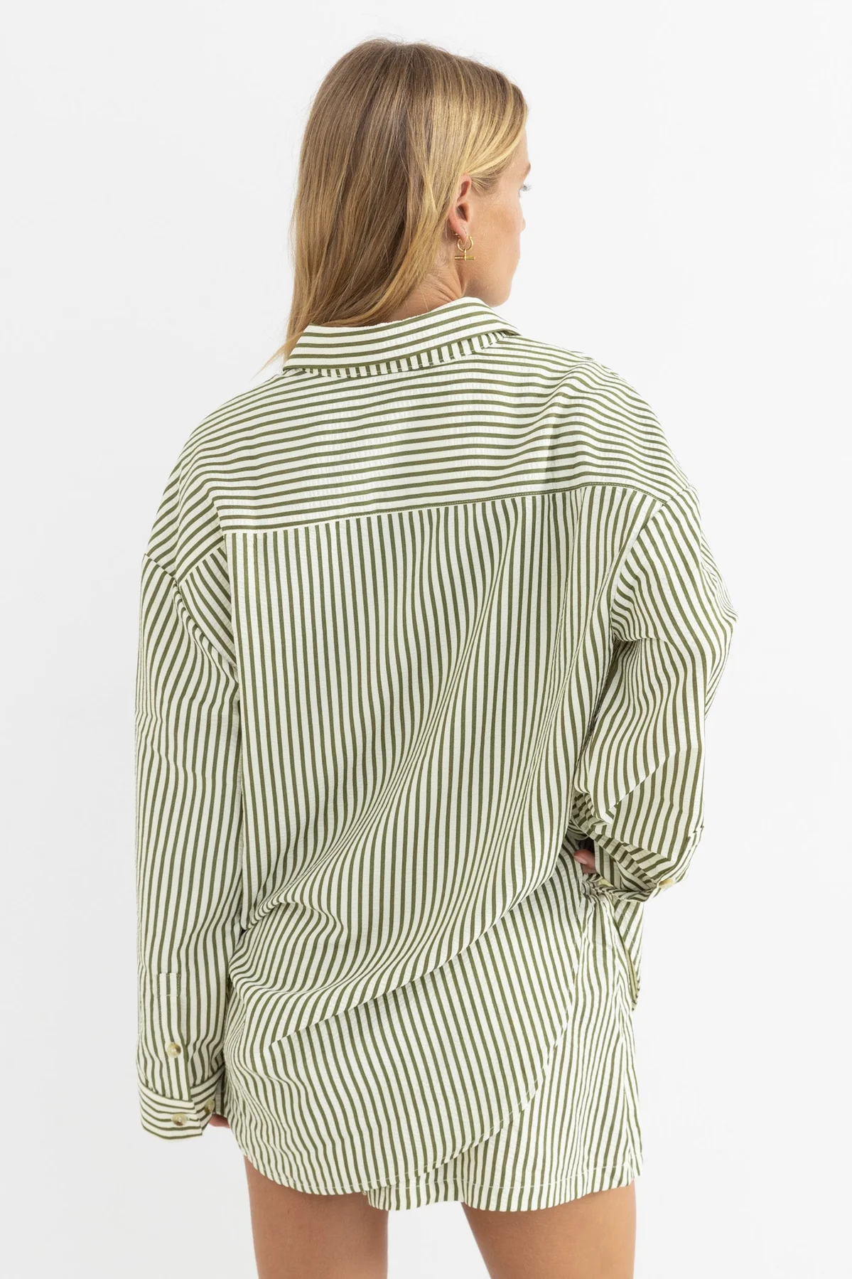 Rhythm FEMMES COVE STRIPE LONG SLEEVE SHIRT