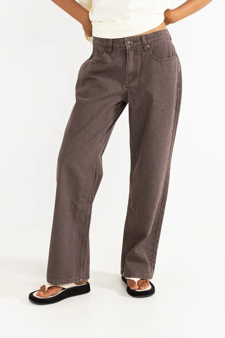 Rhythm WOMEN'S CHARLIE LOW RISE DENIM JEAN