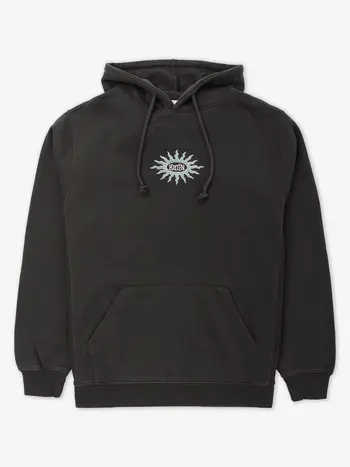 Katin HOMMES HAZE EMBROIDERED HOODIE BLACK WASH