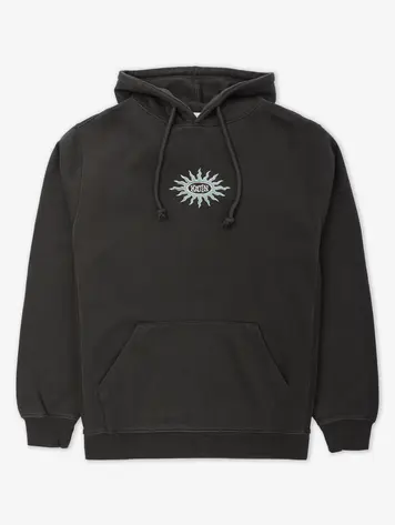 Katin MEN'S HAZE EMBROIDERED HOODIE BLACK WASH