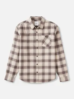 Katin HOMMES DEREK FLANNEL LS PLUM