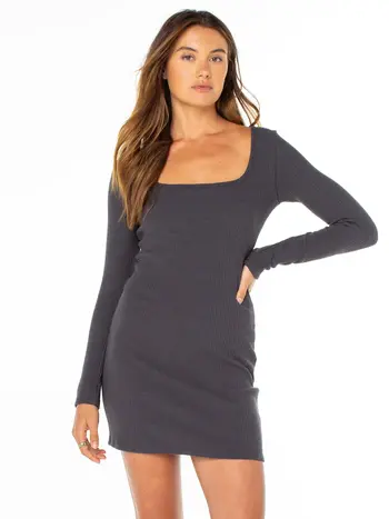 Roxy WOMEN'S FEELIN COZY MINI DRESS PHANTOM