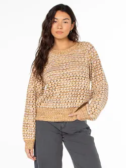 Roxy WOMEN'S SEASCAPE CREWNECK PUMICE STONE