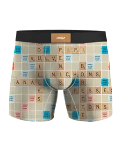 Undz HOMMES CLASSIC BOXER SCRABBLEZ