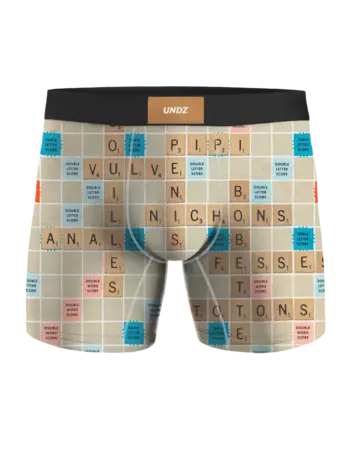 Undz MEN'S CLASSIC BOXER SCRABBLEZ