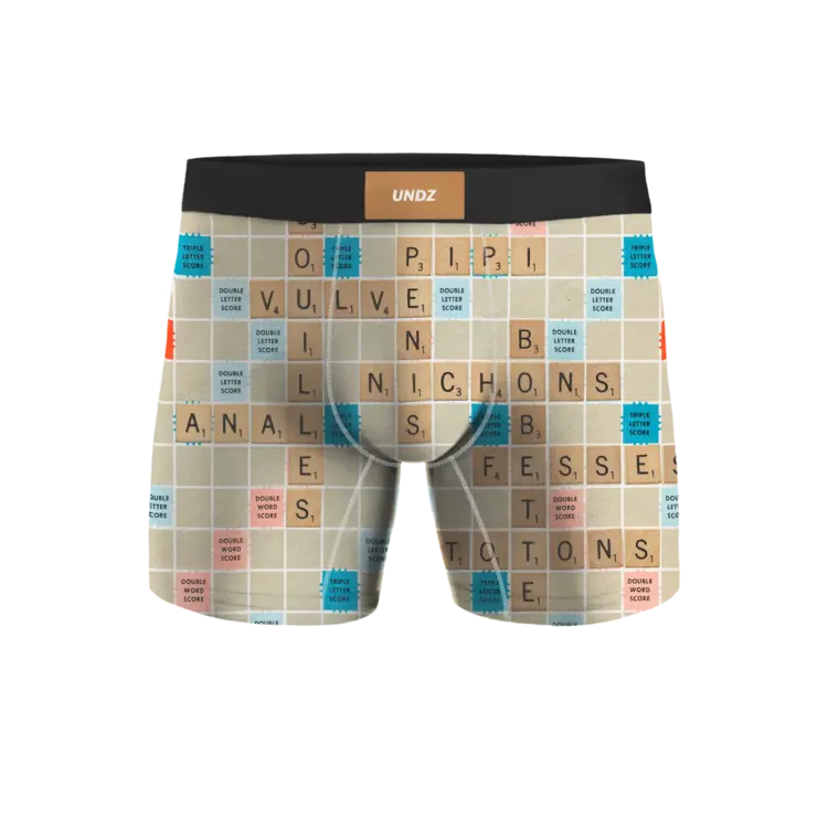 Undz MEN'S CLASSIC BOXER SCRABBLEZ