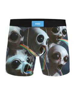 Undz HOMMES CLASSIC BOXER ALIENS ARC-EN-CIEL