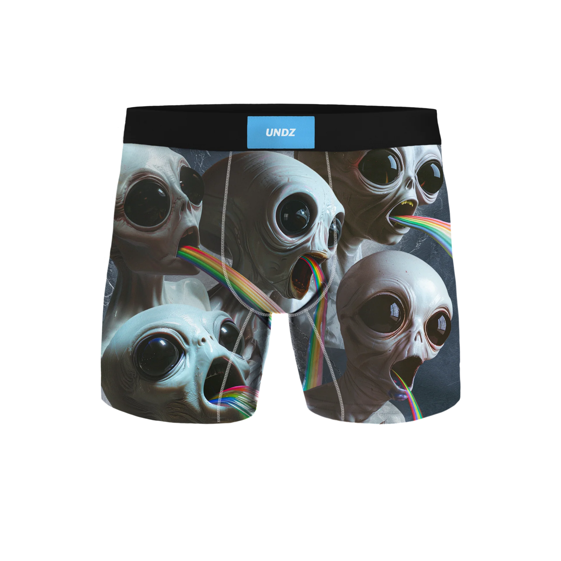 Undz HOMMES CLASSIC BOXER ALIENS ARC-EN-CIEL