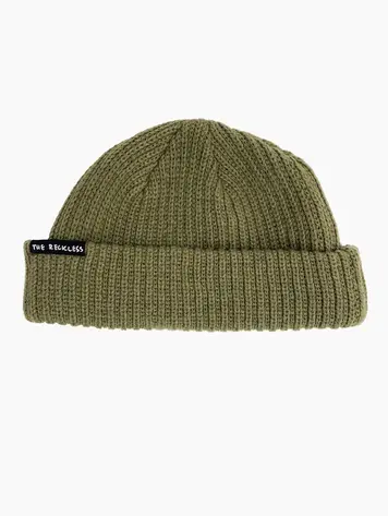 Notice the reckless FEMMES KAKI BEANIE