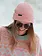 Notice the reckless FEMMES LIGHT PINK SMALL BEANIE