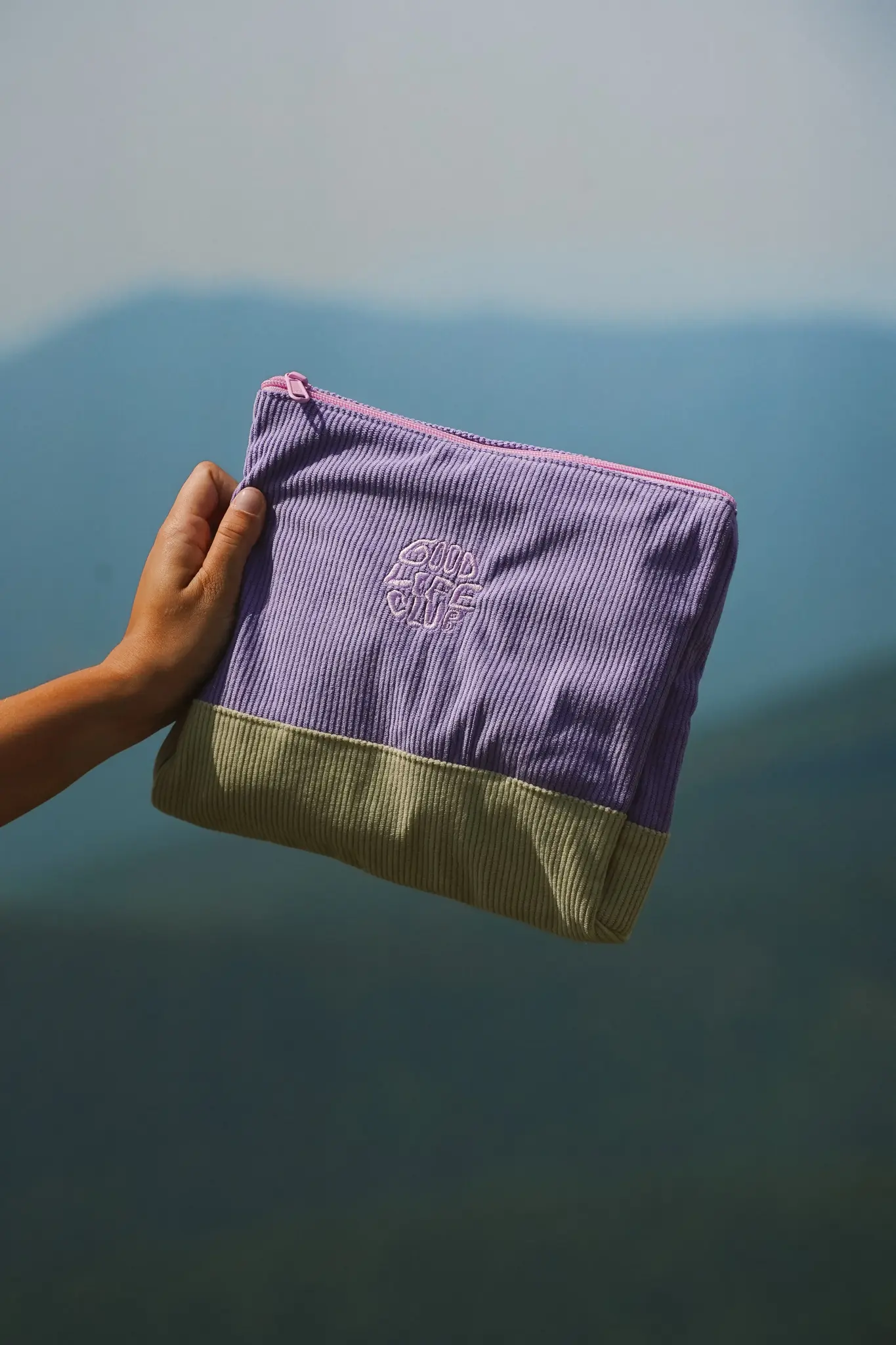 Notice the reckless FEMMES GOOD LIFE POUCH