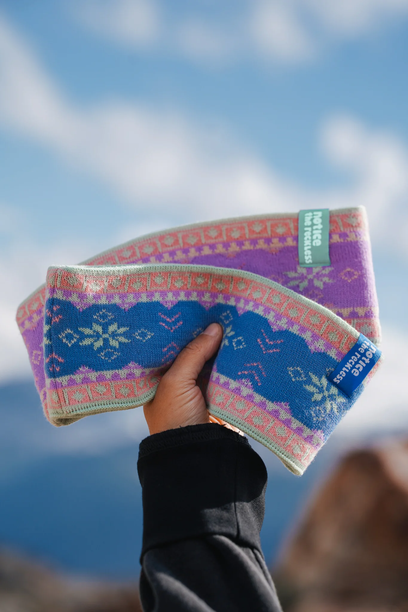 Notice the reckless FEMMES BOREAL HEADBAND