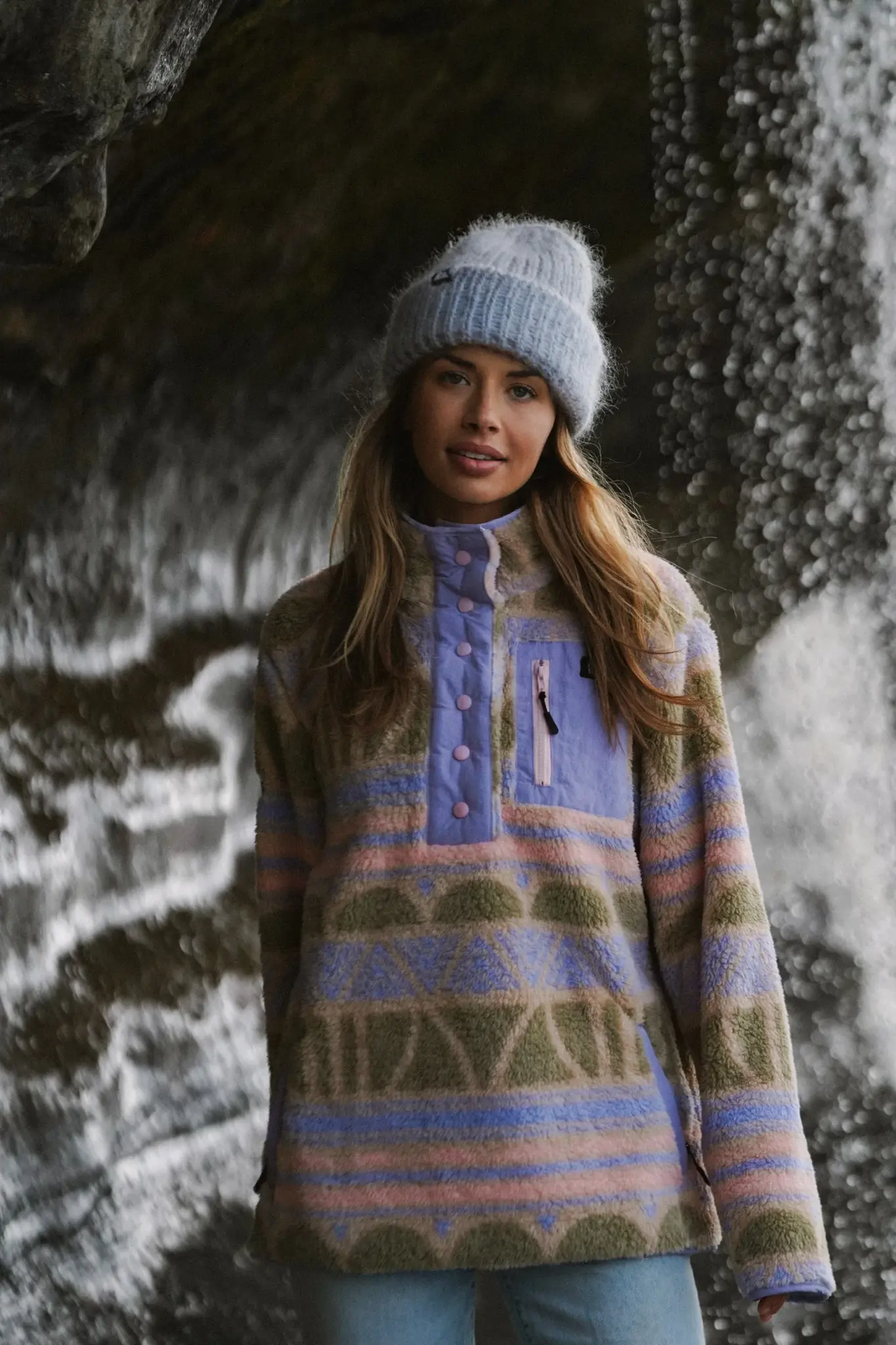 Notice the reckless FEMMES BASE CAMP FLUFFY FLEECE