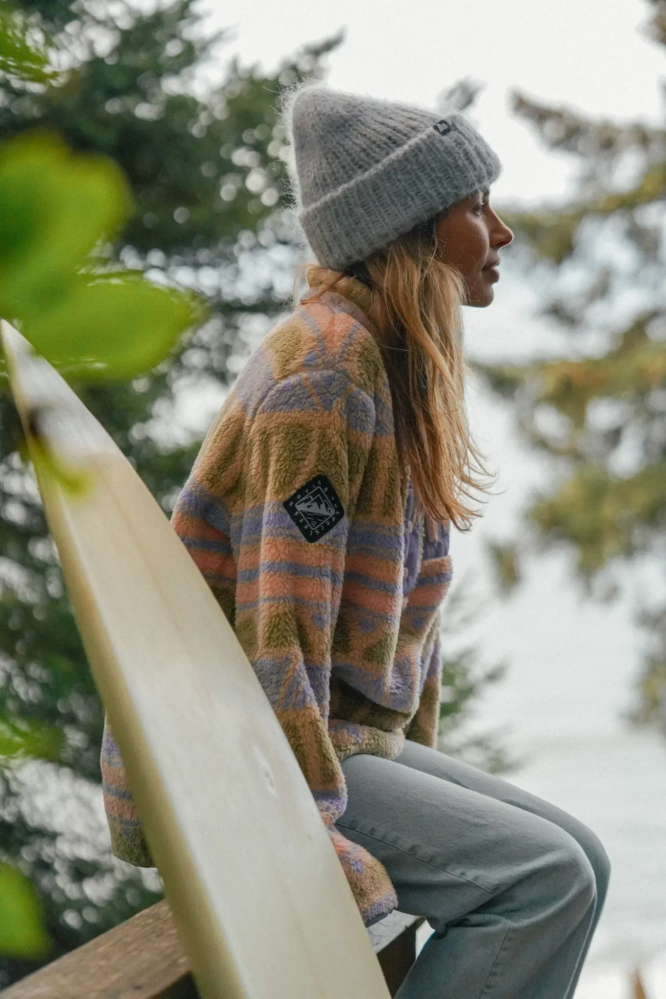 Notice the reckless FEMMES BASE CAMP FLUFFY FLEECE