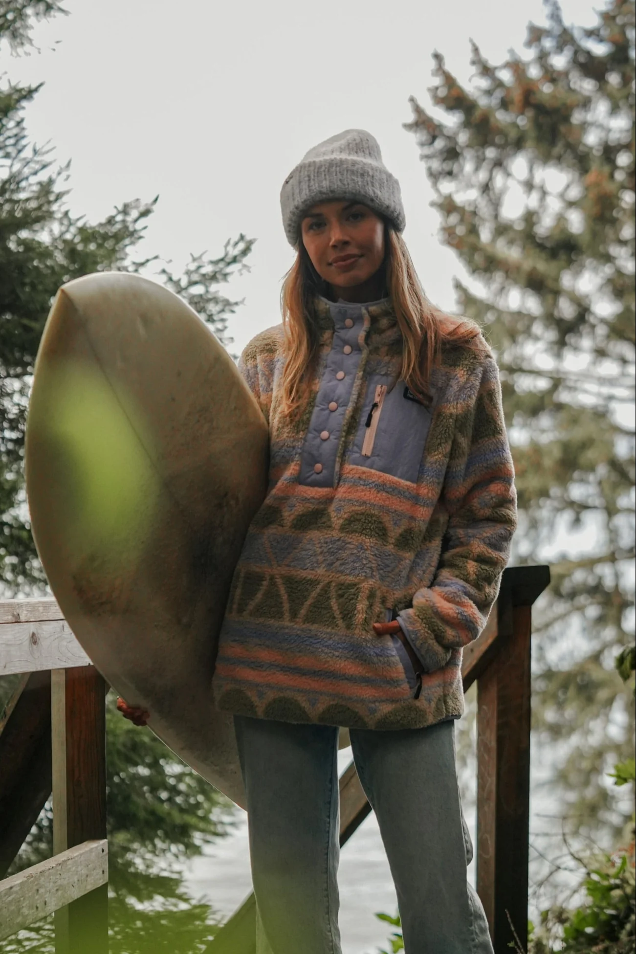 Notice the reckless FEMMES BASE CAMP FLUFFY FLEECE