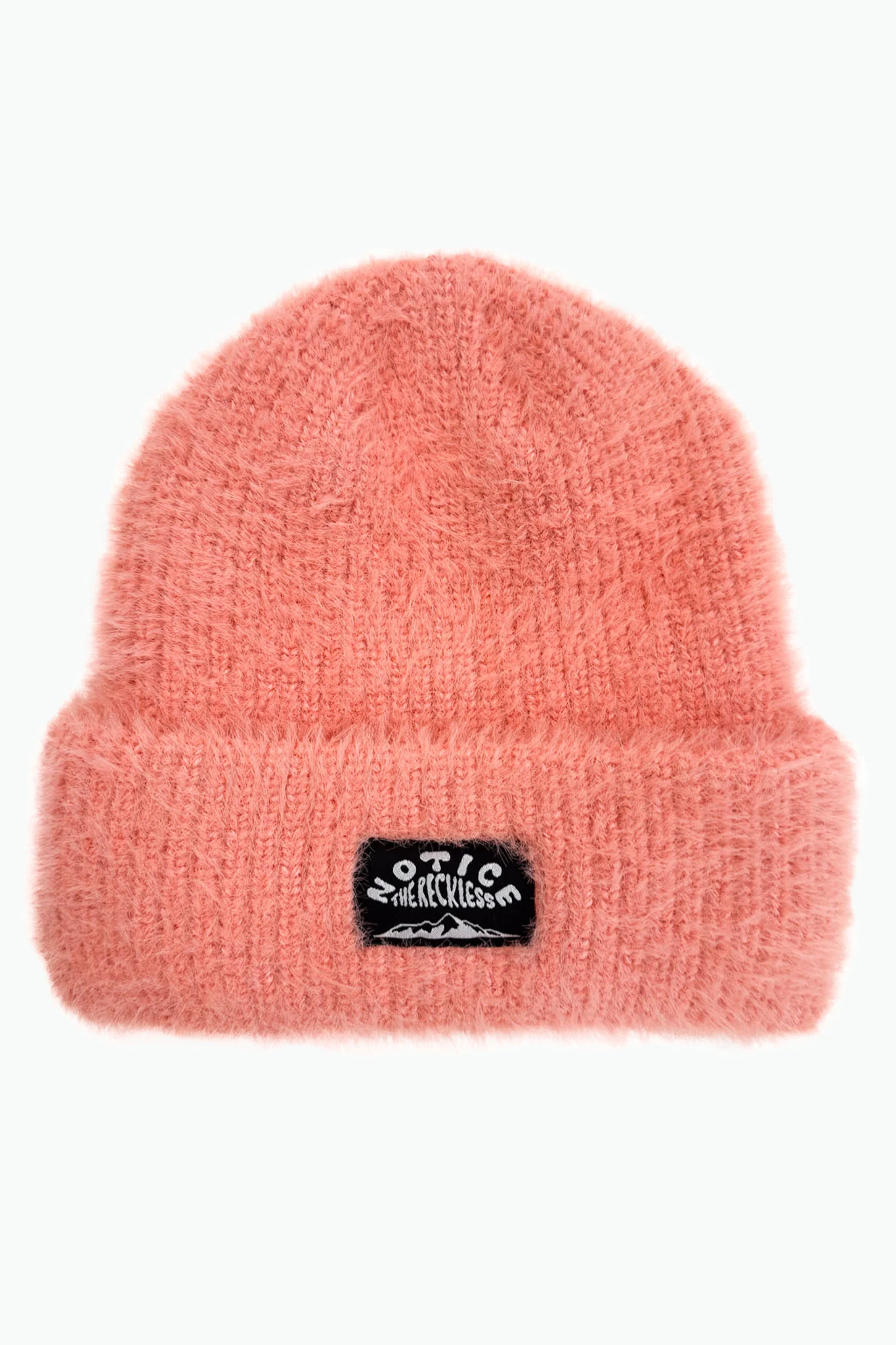 Notice the reckless FEMMES SALMON FUZZY BEANIE