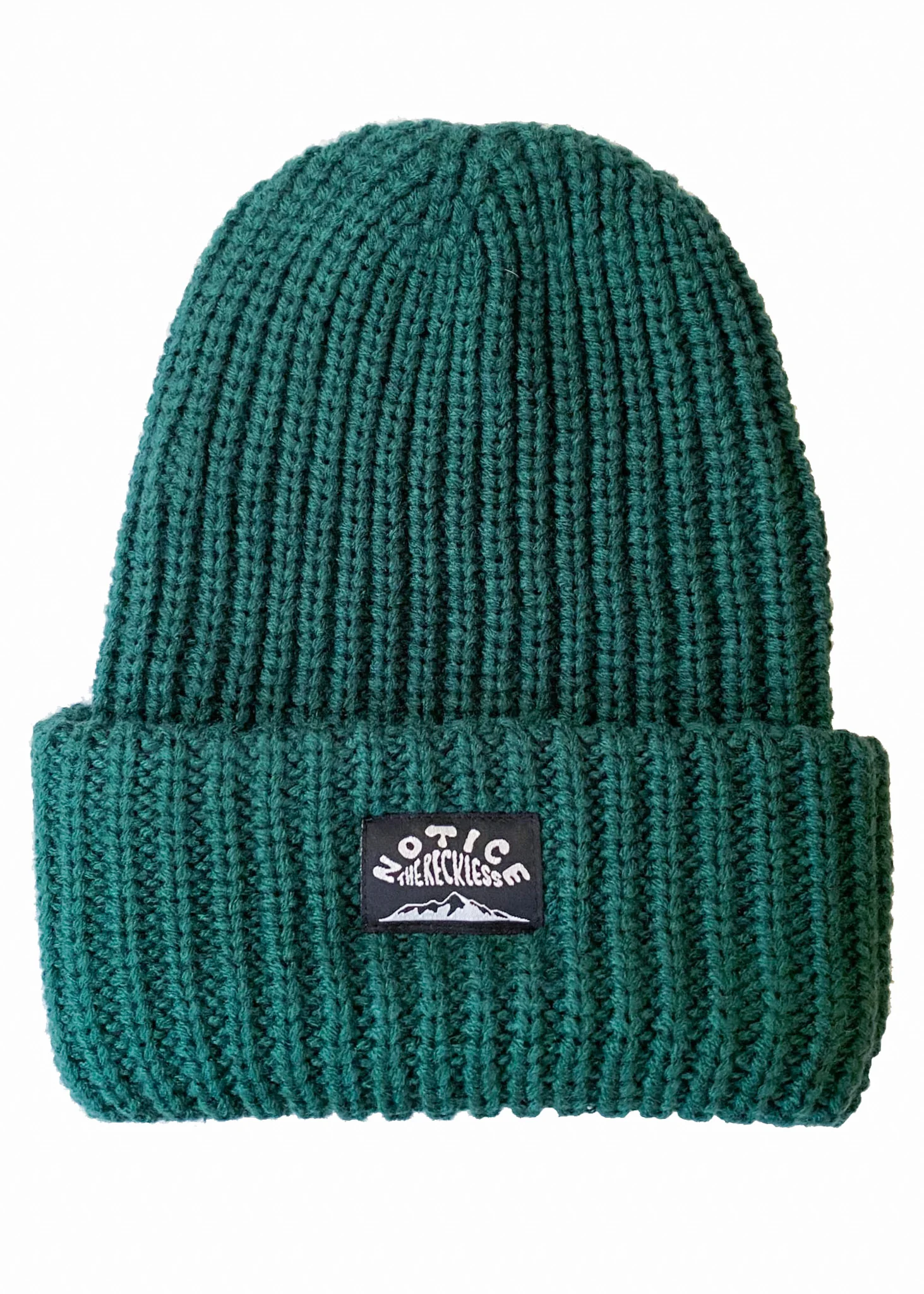 Notice the reckless FEMMES FOREST GREEN BEANIE