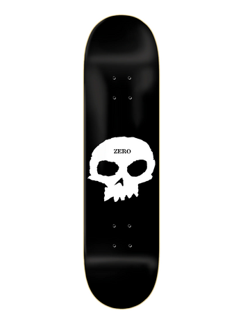 Zero skateboards SINGLE SKULL DECK 8.25"