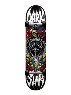 Darkstar CRUSADE SKATEBOARD COMPLET RED 8"