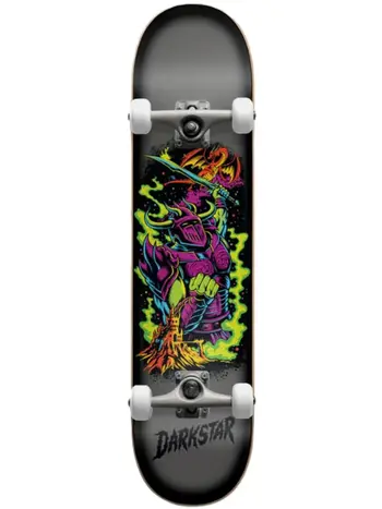 Darkstar BLACKLIGHT SKATEBOARD COMPLET CHARCOAL/SILVER 8.125"