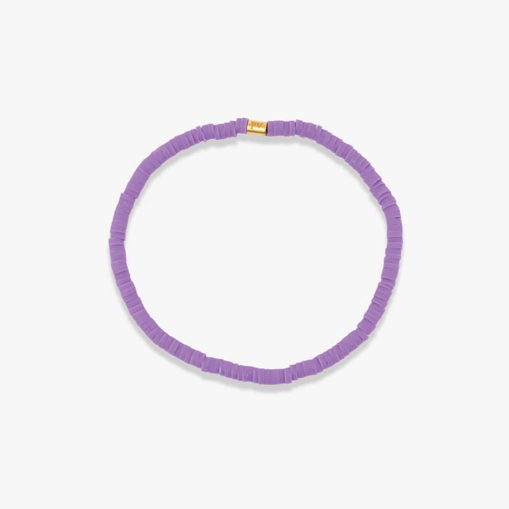 Puravida WOMEN'S SOLID CABRILLO VINYL DISC STRETCH BRACELET