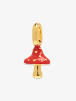 Puravida WOMEN'S HARPER MUSHROOM CHARM GOLD