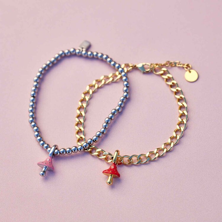 Puravida FEMMES HARPER MUSHROOM CHARM