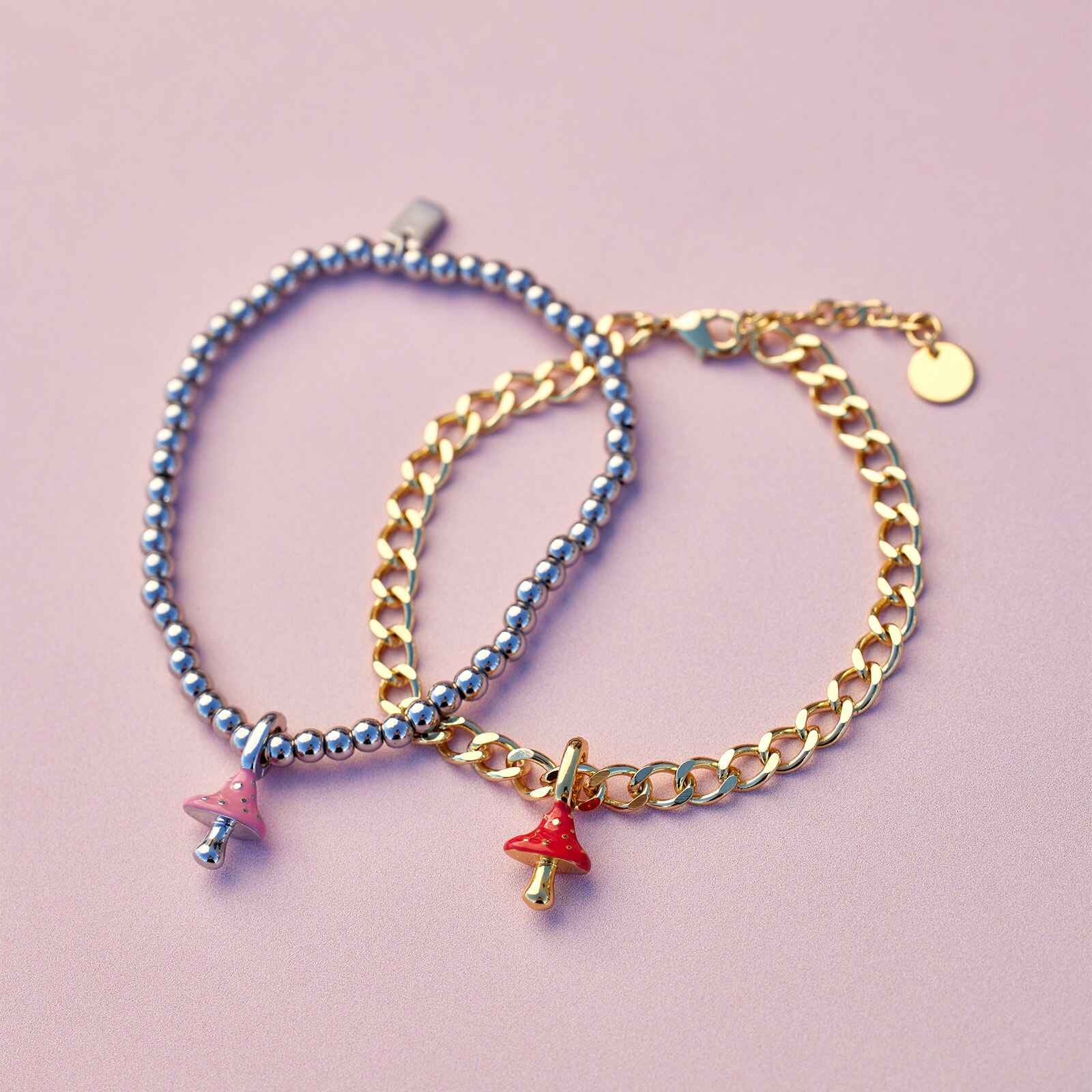 Puravida FEMMES HARPER MUSHROOM CHARM