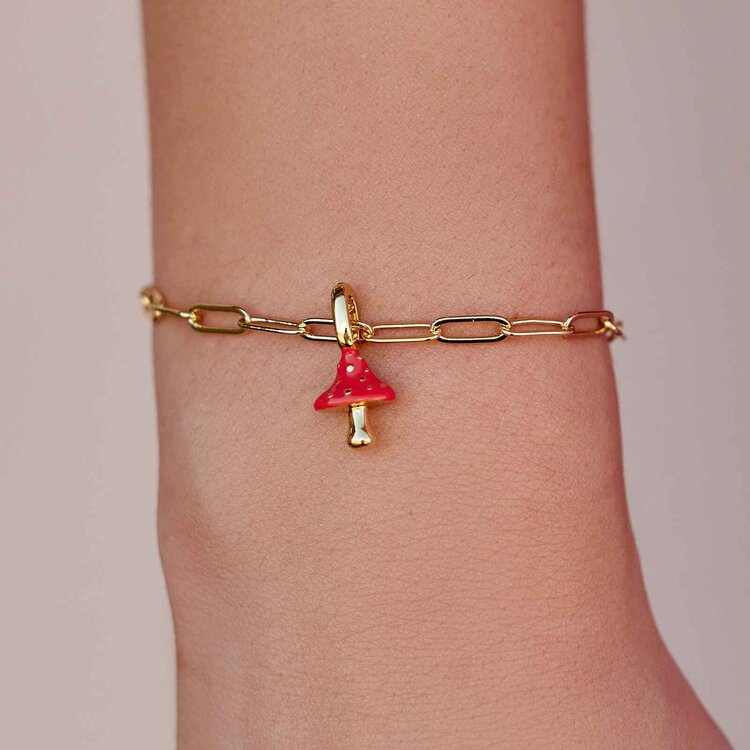 Puravida FEMMES HARPER MUSHROOM CHARM