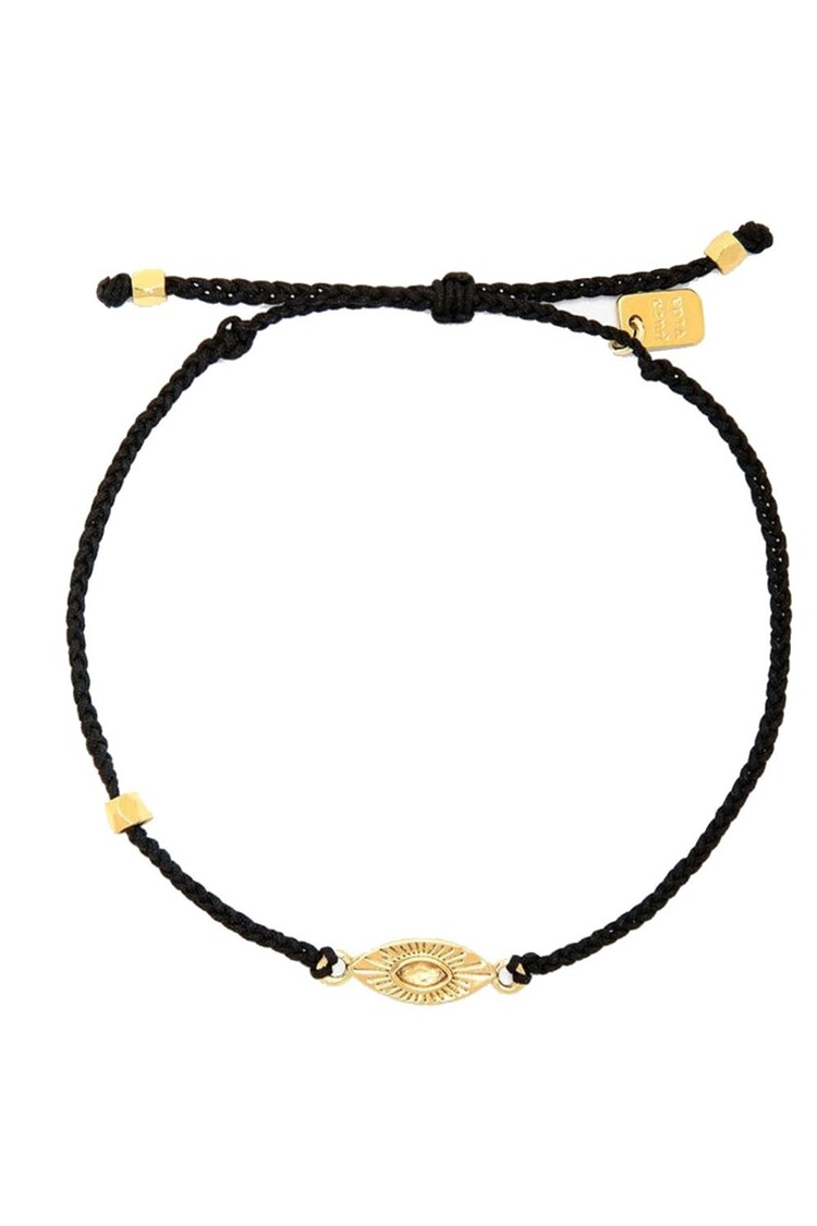 Puravida FEMMES SUNBURST EYE CHARM GOLD BRACELET