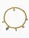 Puravida WOMEN'S MYSTICS MIXED CHARMS STRETCH BRACELET GOLD