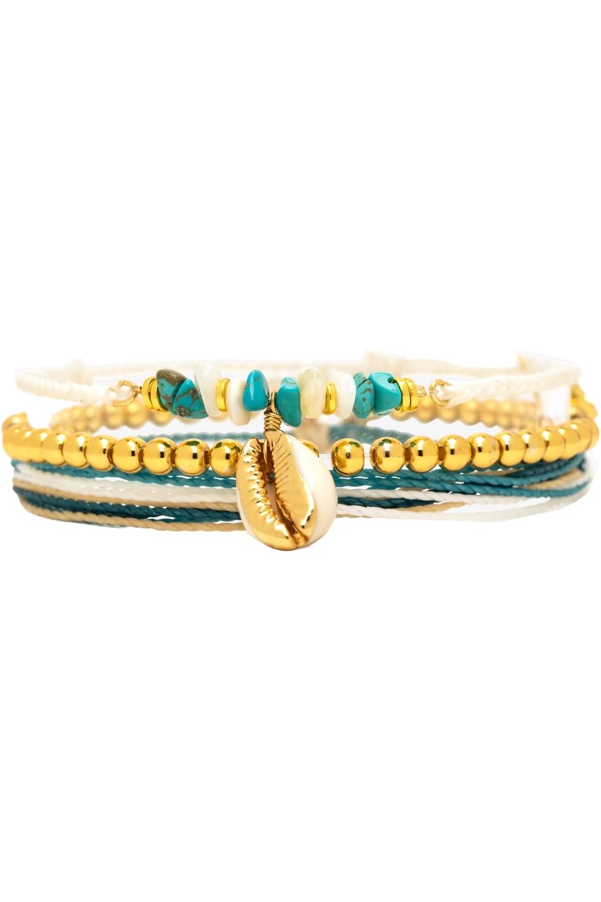 Puravida FEMMES ISLA STYLE PACK BRACELET GOLD
