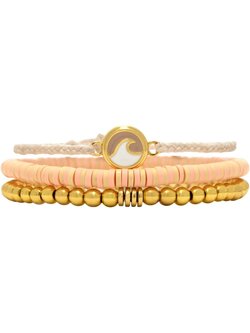Puravida FEMMES BLUSHING SUNRISE STYLE BRACELET PACK GOLD