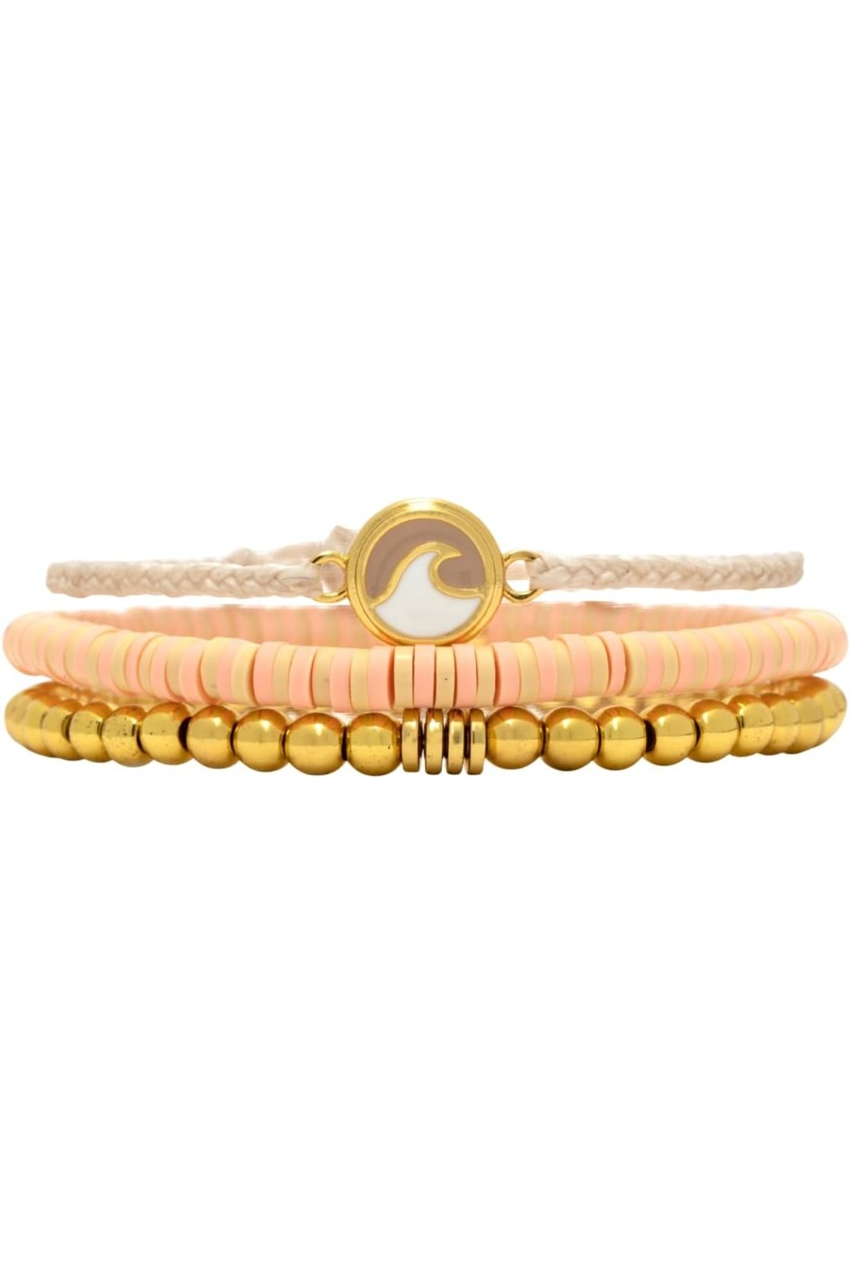 Puravida WOMEN'S BLUSHING SUNRISE STYLE BRACELET PACK GOLD