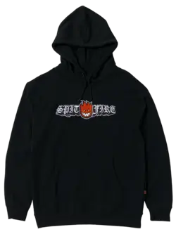 Spitfire HOMMES OLD E DROP BIGHEAD EMB HOODIE BLACK