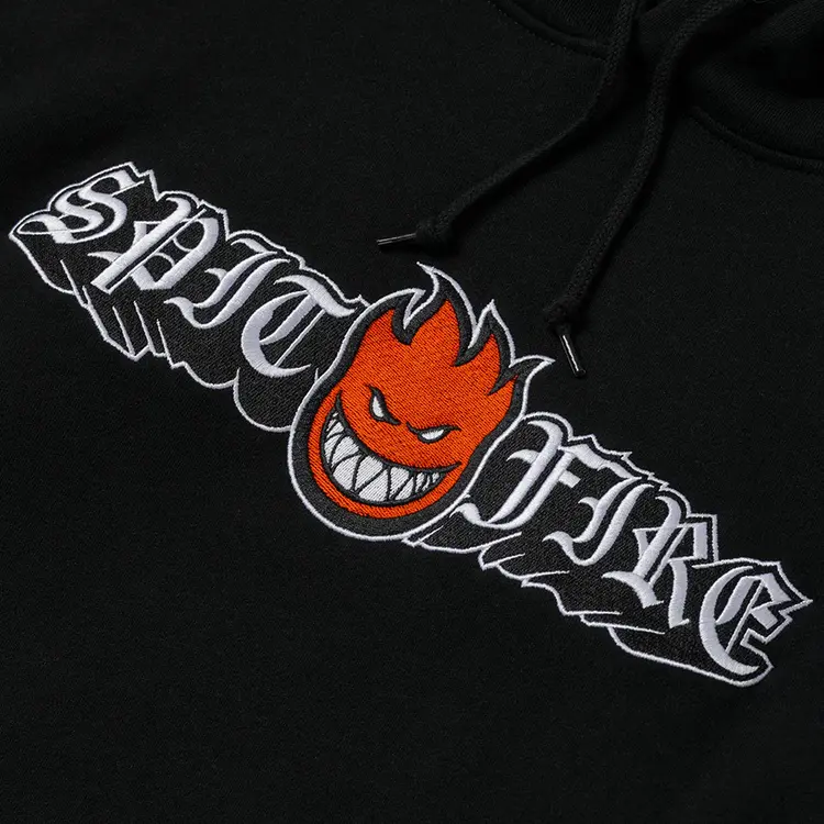 Spitfire HOMMES OLD E DROP BIGHEAD EMB HOODIE