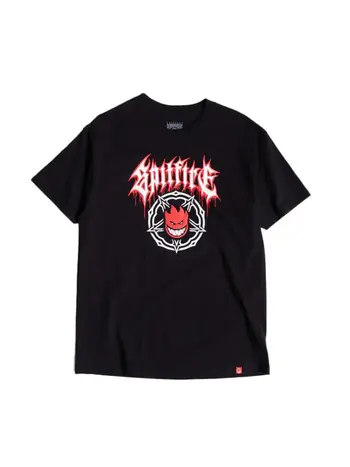 Spitfire MEN'S PENTAGRAM DRIP SS T-SHIRT BLACK/RED/WHITE