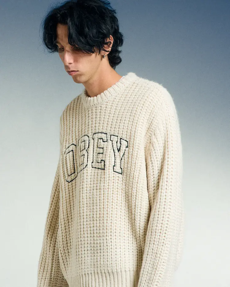 Obey MEN'S OBEY COLLEGIATE SWEATER