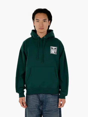 Obey HOMMES EYES ICON HOODIE FLEECE BOTANICAL GARDEN