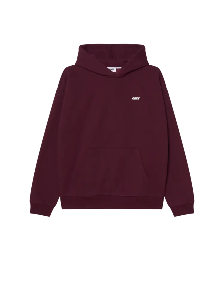 Obey MEN'S BOLD STAR EXTRA HEAVY HOODIE FLEECE