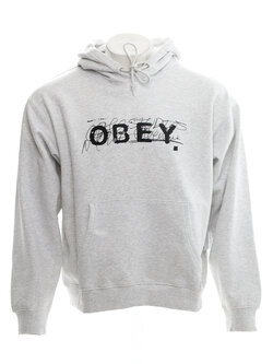 Obey MEN'S OBEY SCRIBBLE HOOD HEATHER GREY