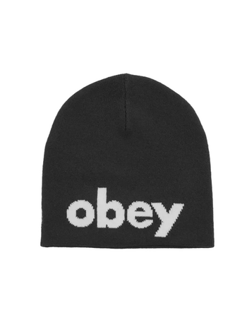 Obey MEN'S LOWERCASE BEANIE BLACK